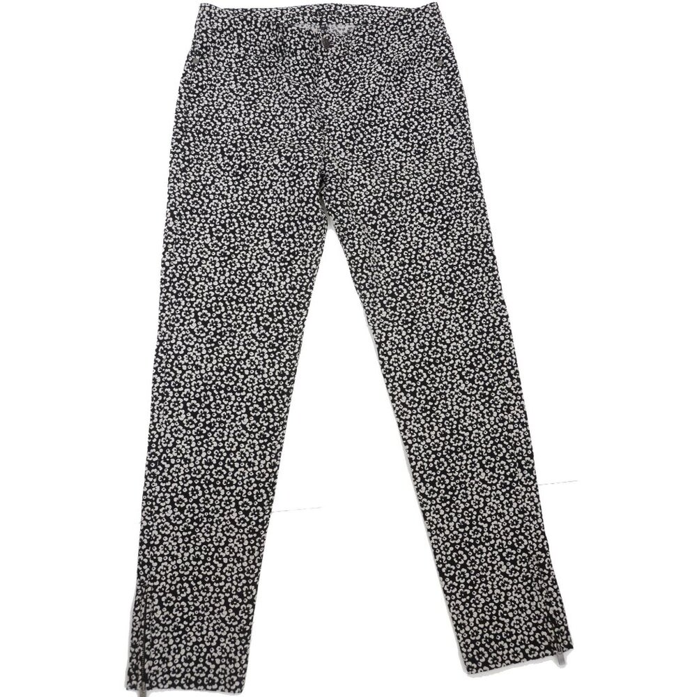 Anne Fontaine PAUL Funky Floral Zipper Leg 5 Pocket‎ Jean Pants Artsy Size US 10